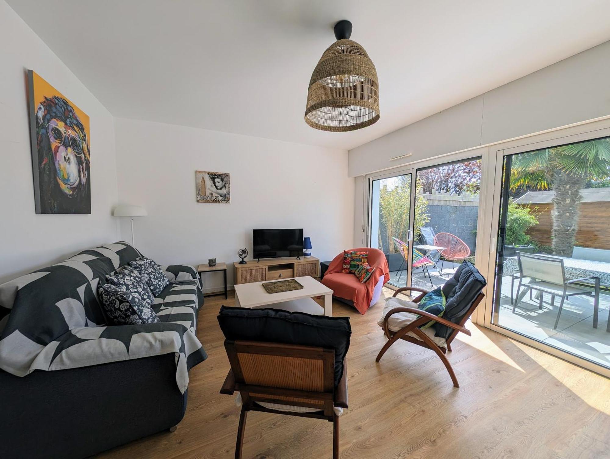 Maison Spacieuse Avec Jardin Proche Plage & Centre Pornic Eksteriør billede